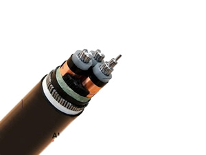 6/10kV 8.7/15kV 12/20kV 18/30kV AL/XLPE/SWA/PVC Three Core Power Cable(NA2XSERY Cable)