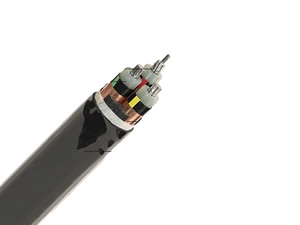 6/10kV 8.7/15kV 12/20kV 18/30kV AL/XLPE/CTS/PVC Three Core Power Cable(NA2XSEY Cable)